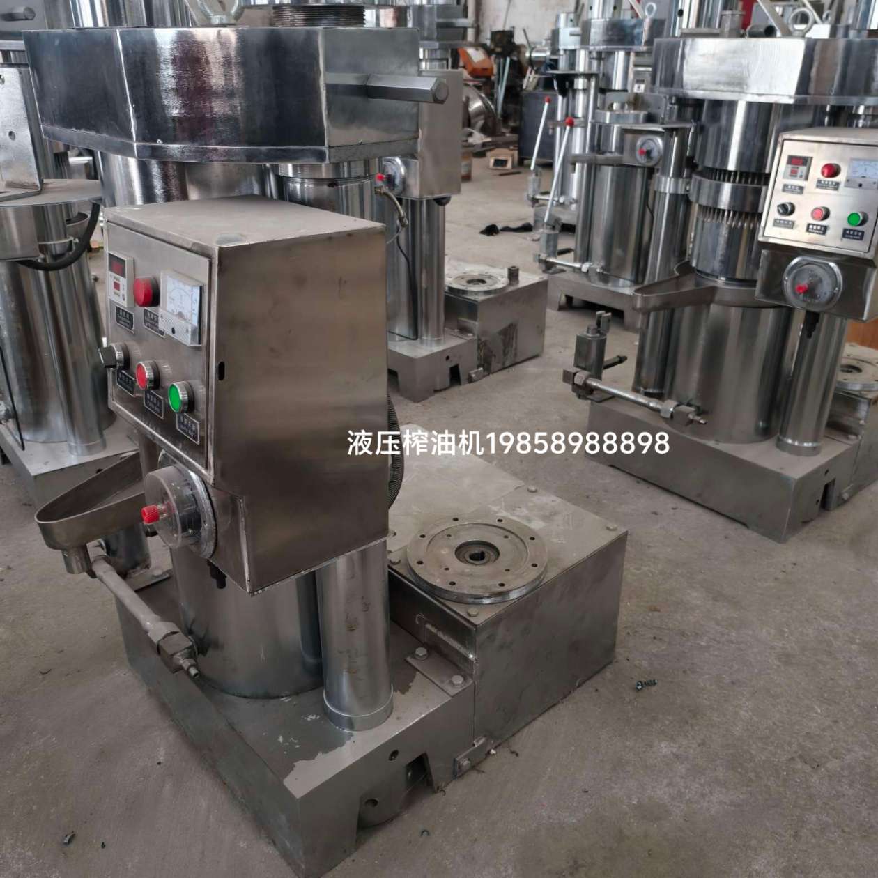 出口供应180/230/260型液压榨油机  商用榨油机 全自动榨油机生产线设备 芝麻压榨榨油机 腰果液压榨油机详情图4