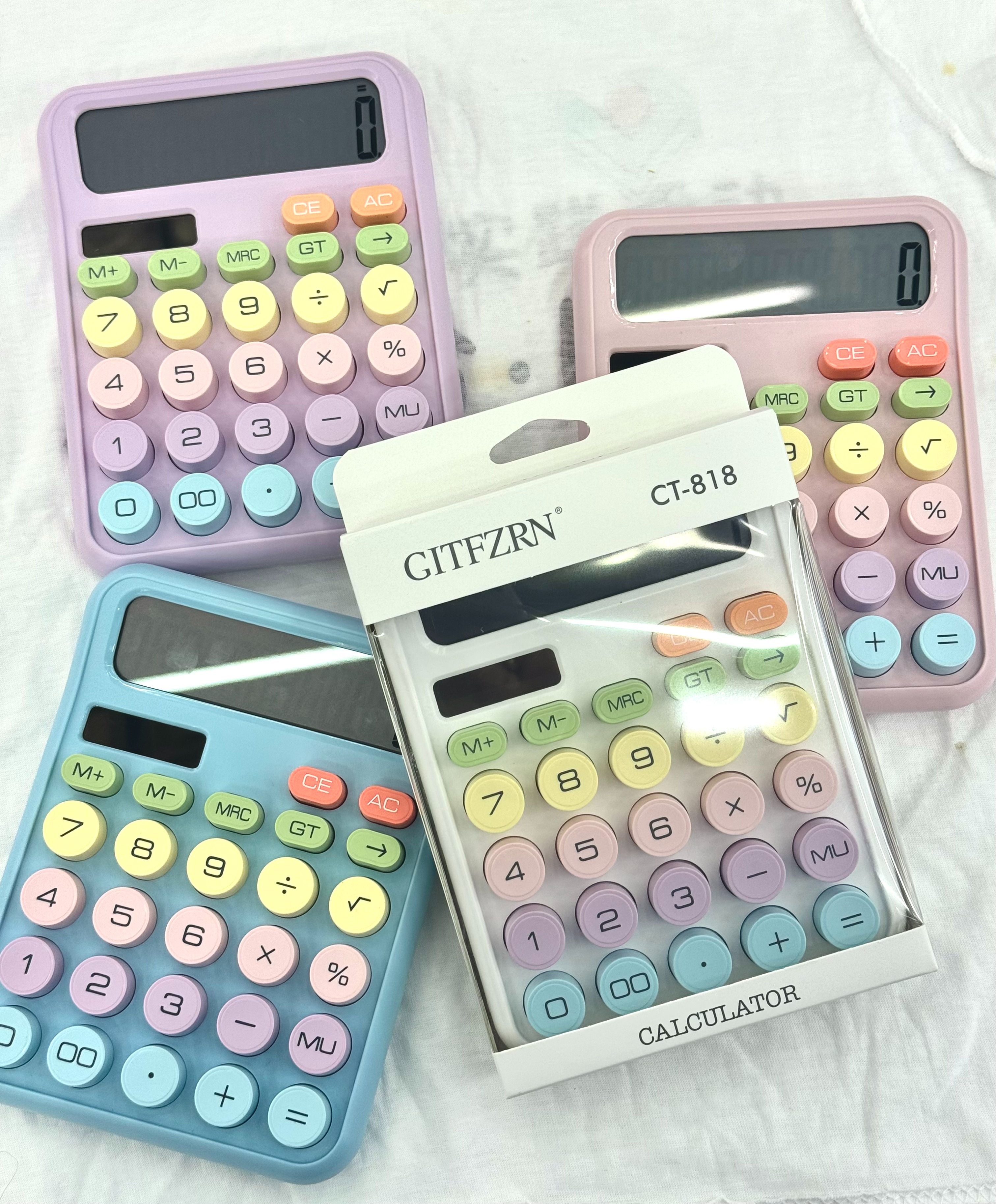 12-digit color solar-powered multi-functional calculator, portable and multi-purpose for office and study, high dopamine level, 2026 new goddess model calculator Application Scenario