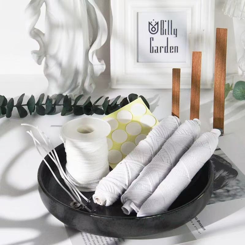 DIY wick, scented candle, degreased, unwaxed, smokeless, eco-friendly cotton thread, candle wick, whole roll, flower thread wax, cotton wick, DIY scented candle, degreased, unwaxed, smokeless, eco-friendly cotton thread, candle wick, whole roll, flower thread wax Item Picture