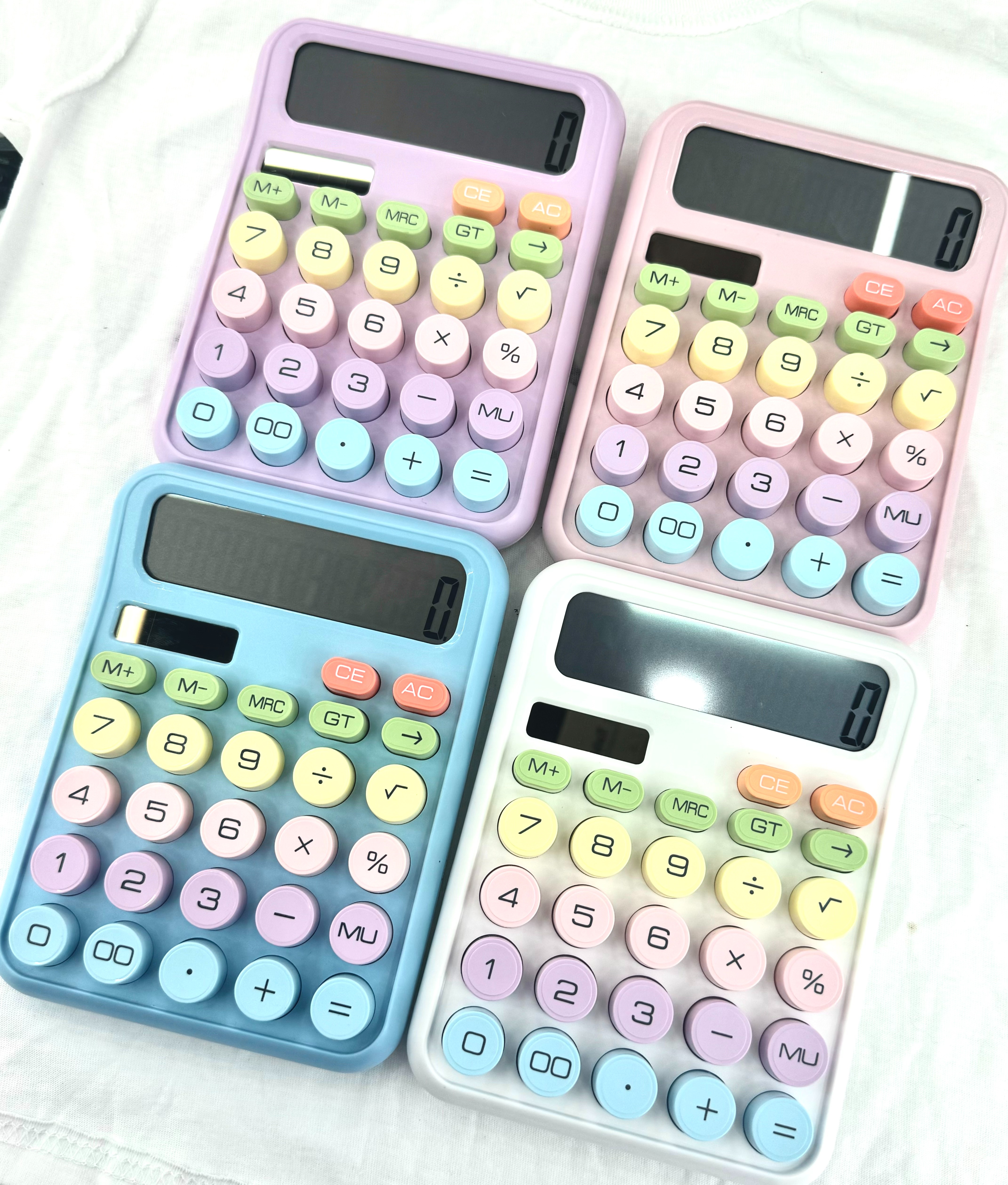 12-digit color solar-powered multi-functional calculator, portable and multi-purpose for office and study, high dopamine level, 2026 new goddess model calculator details Picture