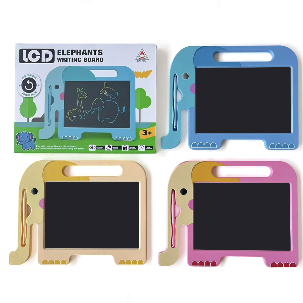 8515C color screen Graphics tablet, electronic drawing tablet, LCD screen graphics tablet, elephant cartoon, cute Item Picture