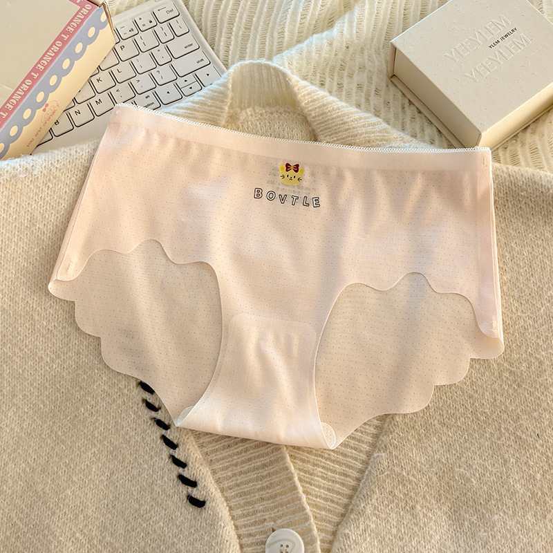 8893# European and American export surplus goods, seamless ice silk underwear, women's triangle pants, breathable, thin and comfortable triangle underwear, women's underwear, sexy underwear, QNI details Picture