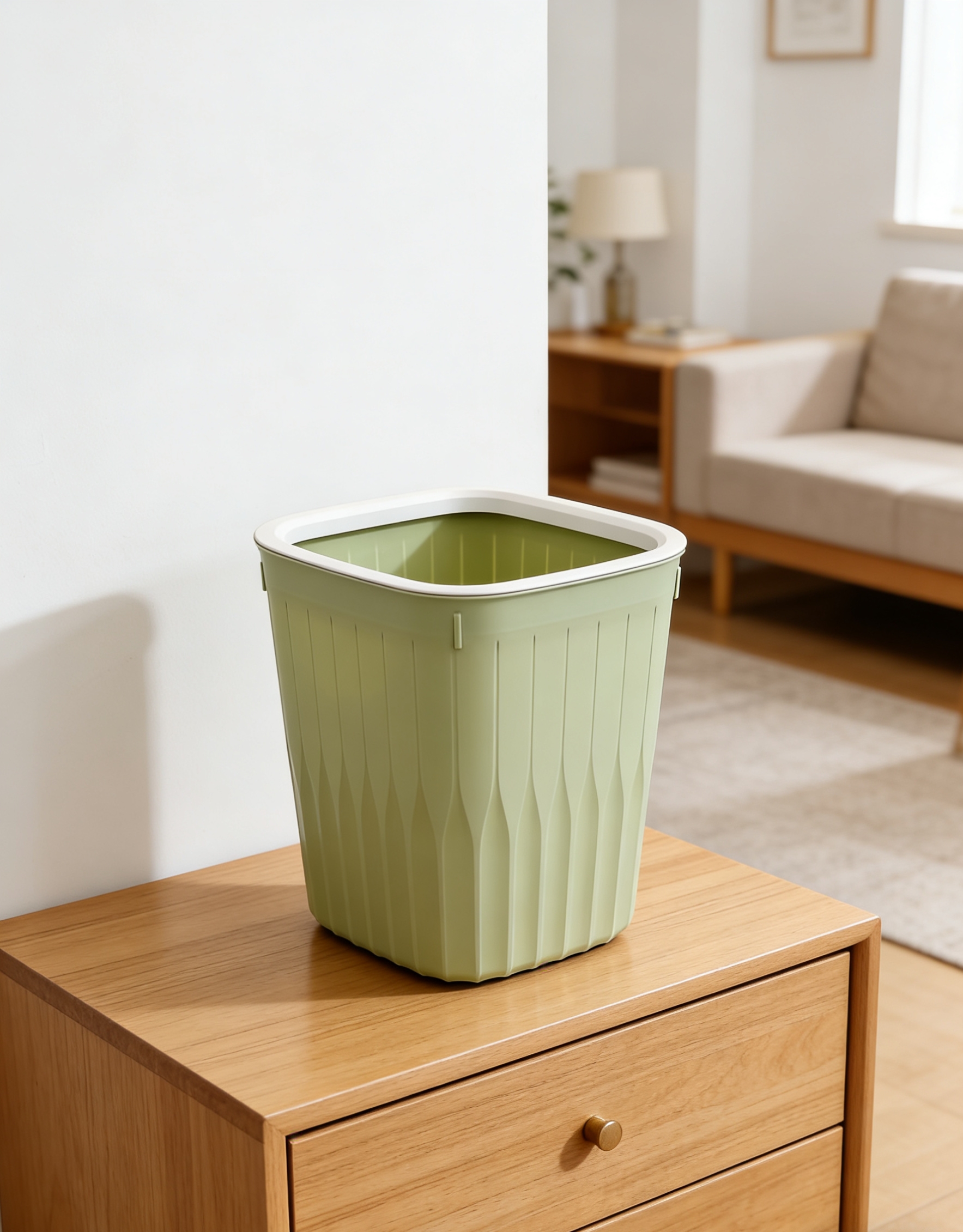 垃圾桶/笑脸垃圾桶/不弯腰垃圾桶/家用垃圾桶/不锈钢垃圾桶带盖细节图