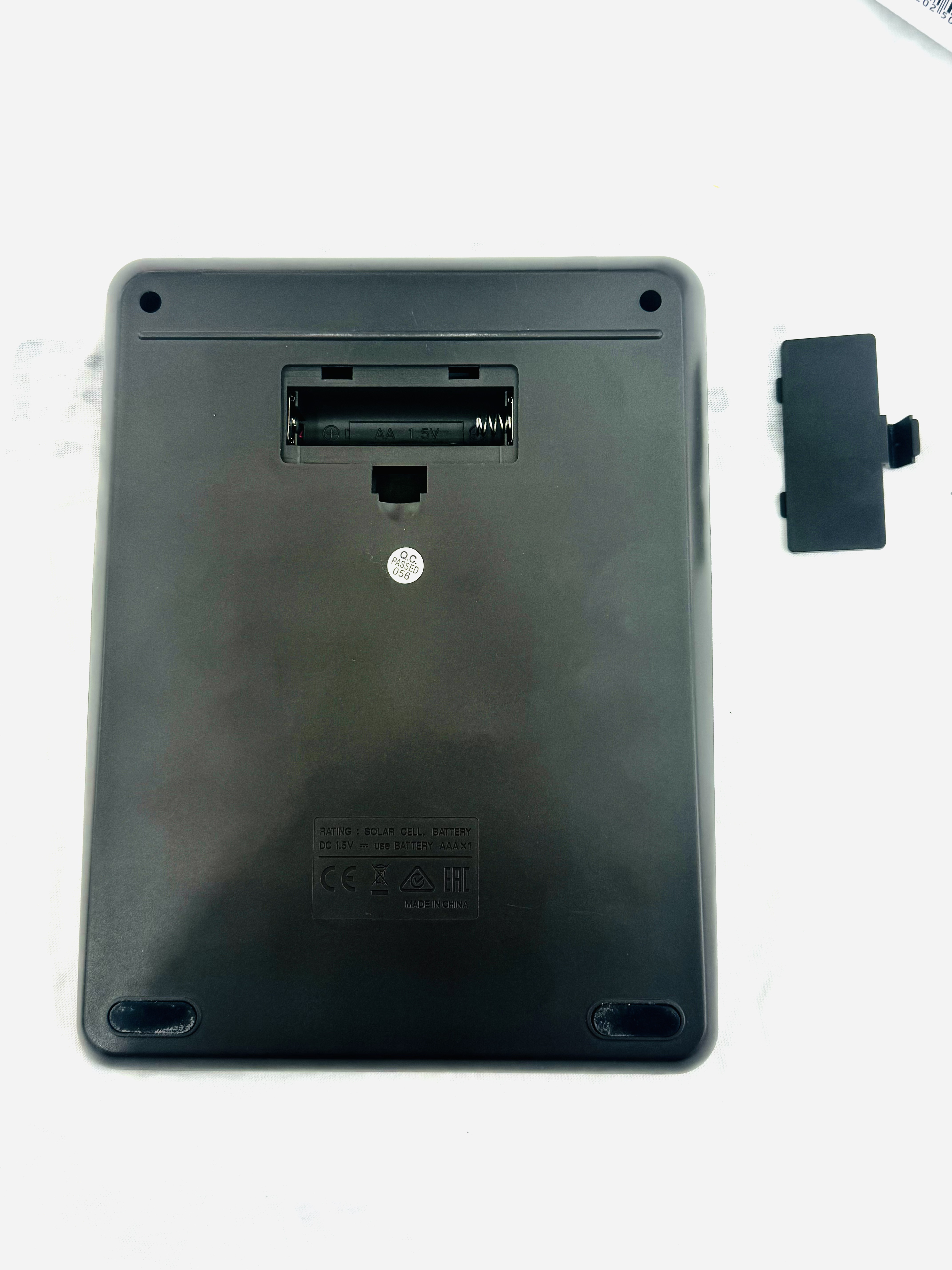 GAXIBAO GA120 12-digit calculator, specifically designed for office use in accounting and finance, featuring a large screen, large buttons, battery and solar power Specification image