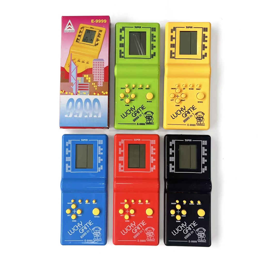 俄罗斯方块游戏机 益智游戏机 23款游戏合一 便携式掌机 童年 大屏幕 经典 怀旧 复古 