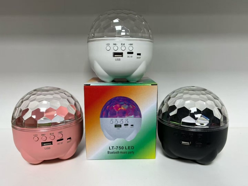 七彩旋转小魔球KTV闪光灯DJ 迷你水晶魔球灯星空灯舞台激光灯详情4