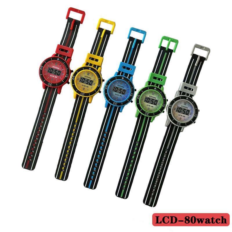 Billiones dos tres clásicos redondos maré poder multicolor opcional adaptación niños estudiantes uso diario LCD80 alto nivel de apariencia comercio exterior puestos de tierra al por mayor relojes electrónicos de alto rendimiento de la fuente de venta directa viajes de alto rendimiento de relojes recta lote details Picture