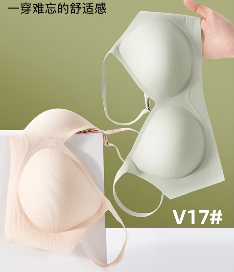Seamless underwear, thin soft support, no steel ring, beautiful back bra, semi-fixed spaghetti-strap buckle, one-piece vest Specification drawing