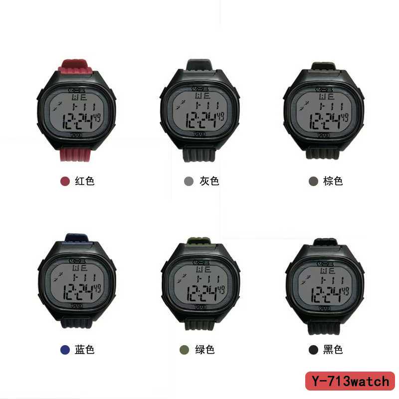Y-713watch electronic watch with multi-functional display, fashionable watch ring style, suitable for both men and women in sports and casual wear details Picture