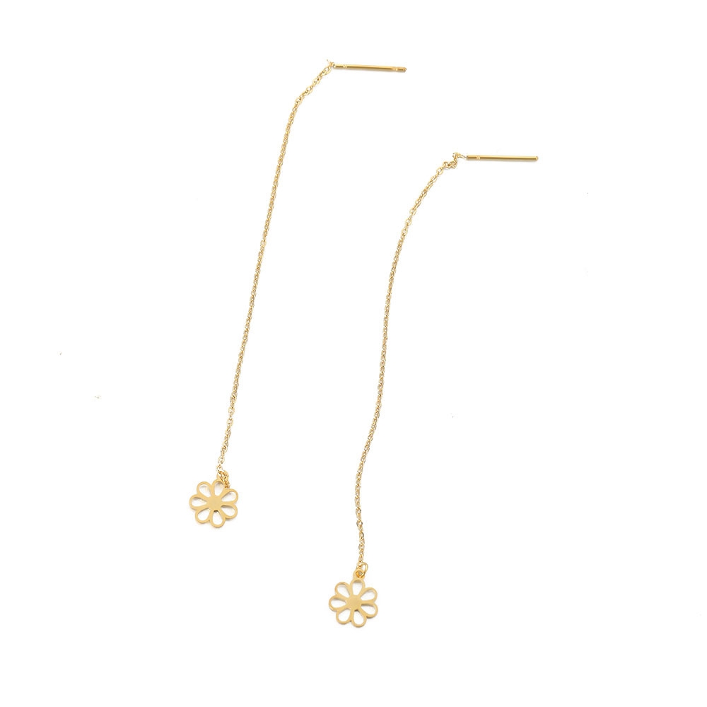 Stainless steel ear thread cross-border export earrings, exquisite ladies' ear thread Item Picture