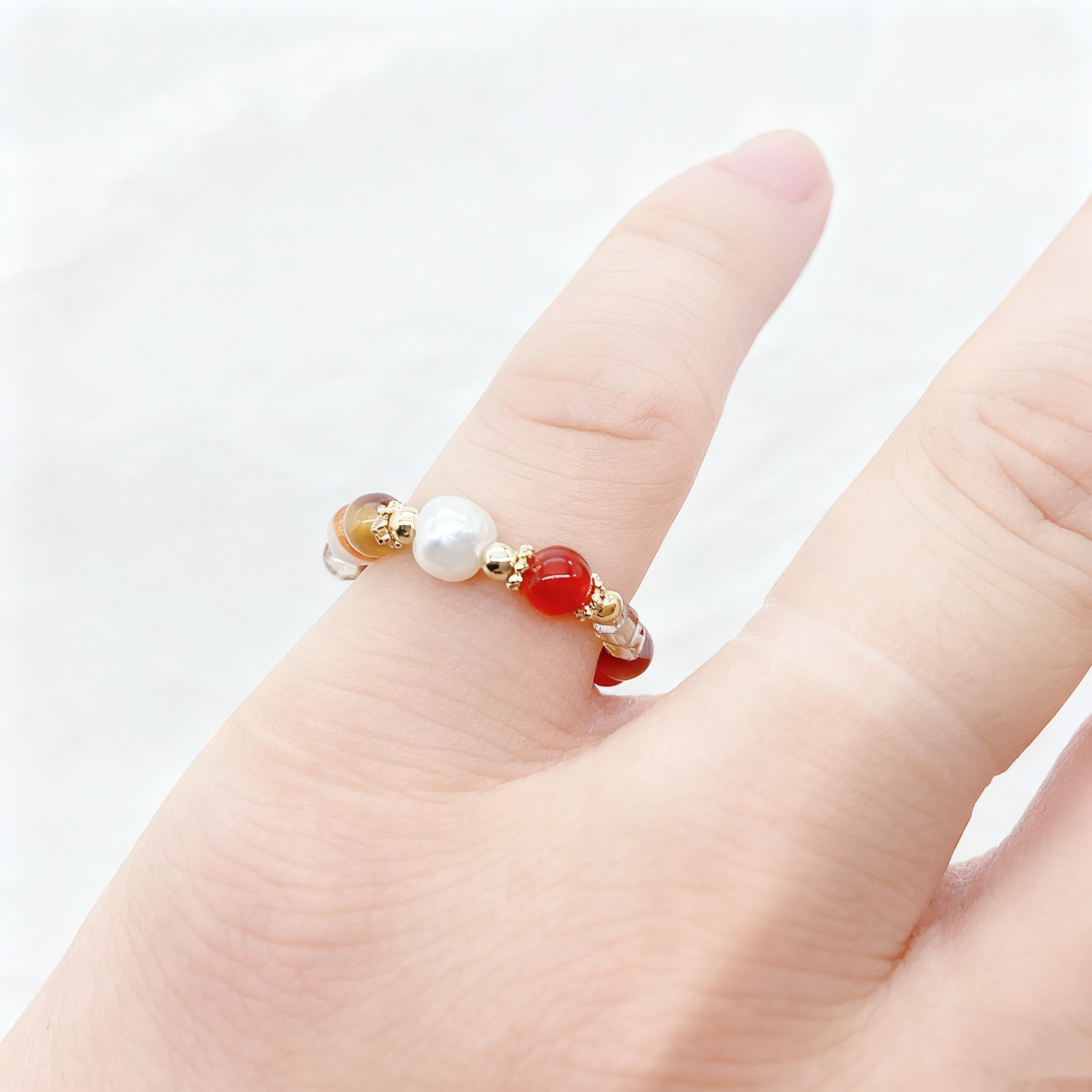 情侣莫桑钻戒指手上男士女士戒指时尚简约饰品配饰