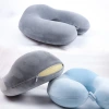 Wholesale of high-quality memory foam U-shaped pillows, portable travel cervical vertebrae protection, aircraft, vehicle, office slow-rebound neck pillows Application Scenario