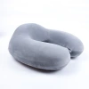 Wholesale of high-quality memory foam U-shaped pillows, portable travel cervical vertebrae protection, aircraft, vehicle, office slow-rebound neck pillows Item Picture