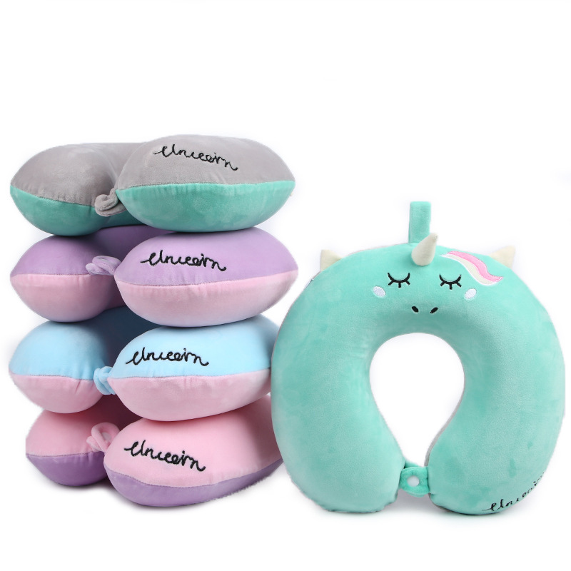 趴睡枕/趴睡枕记忆棉/亚朵枕头/卡皮巴拉u型枕/u枕头记忆棉白底实物图