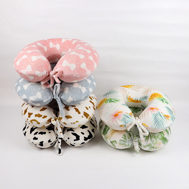 Memory foam U-shaped neck pillow, portable travel pillow, airplane nap neck protection pillow, car pillow, neck protection pillow details Picture