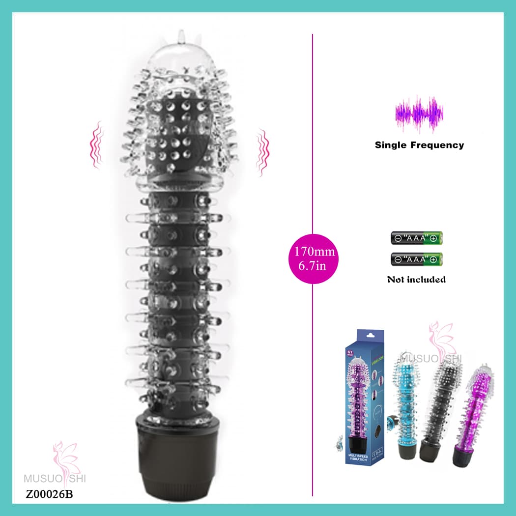 Z00026B  hot selling Sex Toys Sex Product Waterproof Battery Type Vibrating AV Wand Massager Vibrator for Women Toys170mm Vibrating Massager with Multiple Modes & Colors full figure