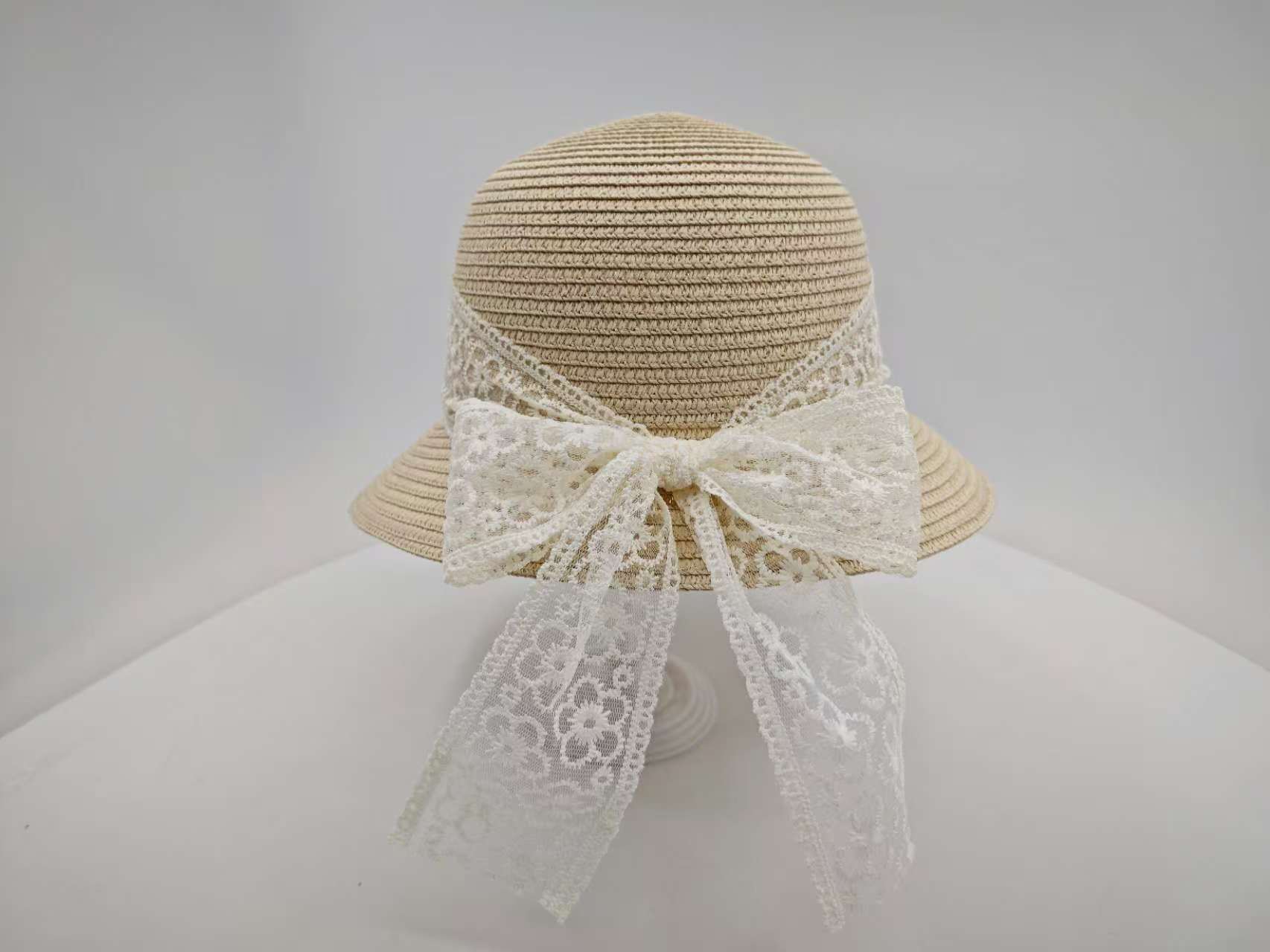 牛奶丝网布刺绣花边，帽子配件辅料，蝴蝶结辅料详情图3