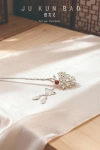 999 pure silver silver fork hairpin for women's summer, simple and retro style Hanfu ancient costume accessories hairpin, classical headwear details Picture