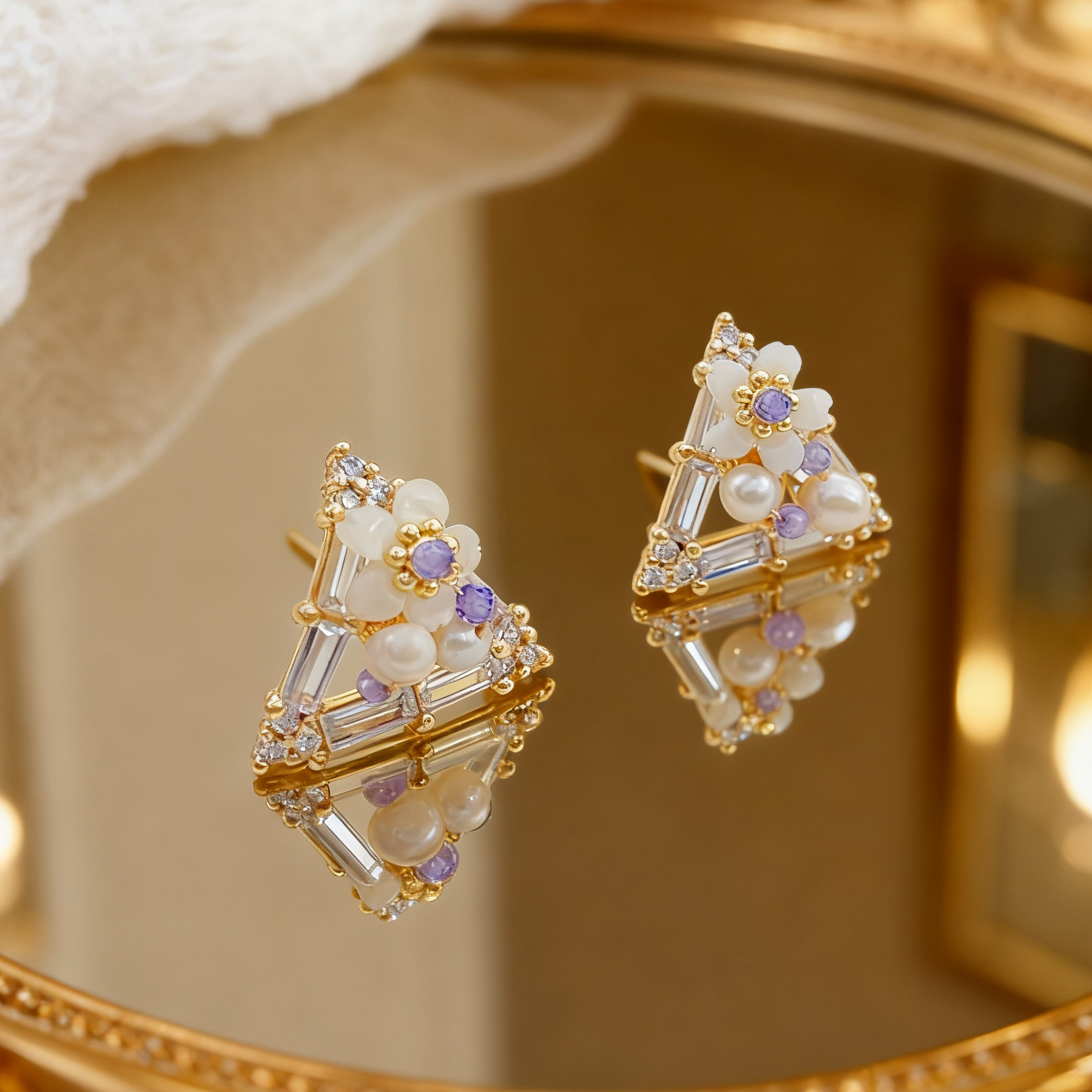 饰品/耳饰/耳钉/耳棒/珍珠耳钉产品图