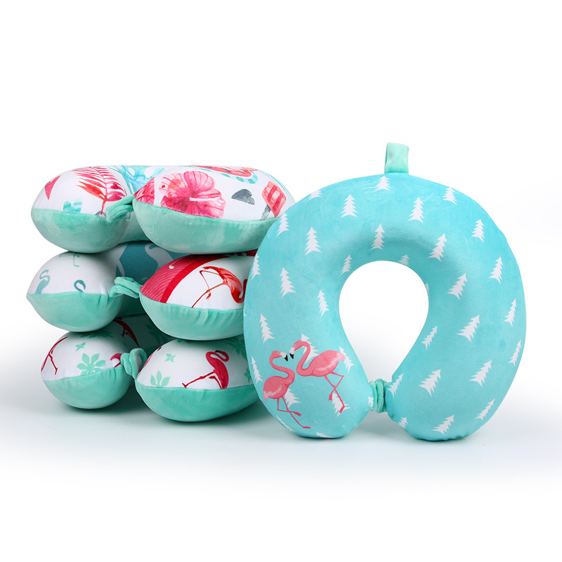 Customized printed U-shaped pillow, memory foam neck protection pillow, multiple cartoon-shaped silk-screen and hot stamping comfortable sleep pillows Application Scenario