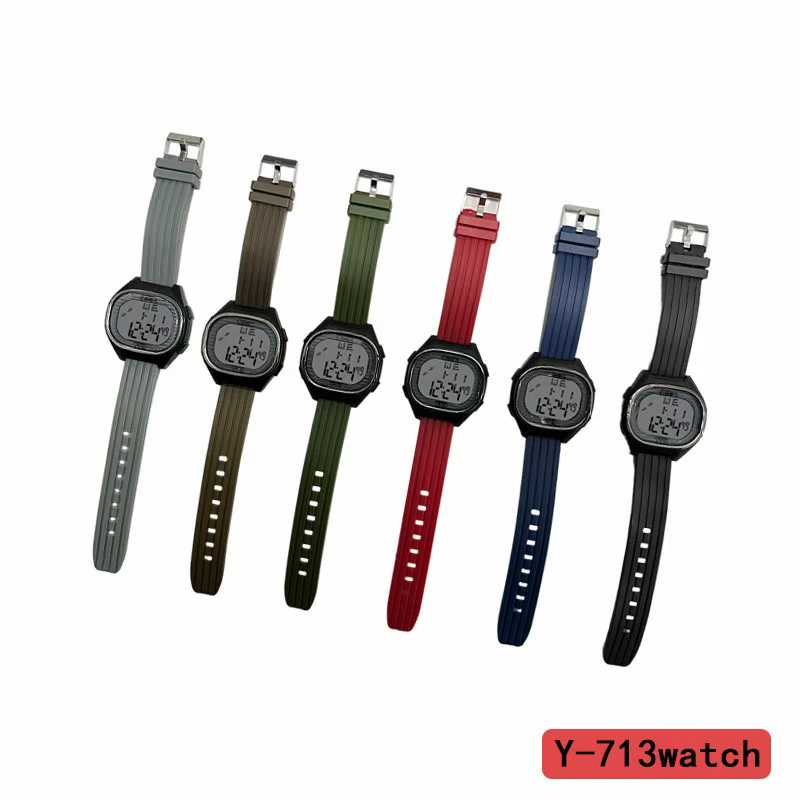 Y-713watch electronic watch with multi-functional display, fashionable watch ring style, suitable for both men and women in sports and casual wear Specification image