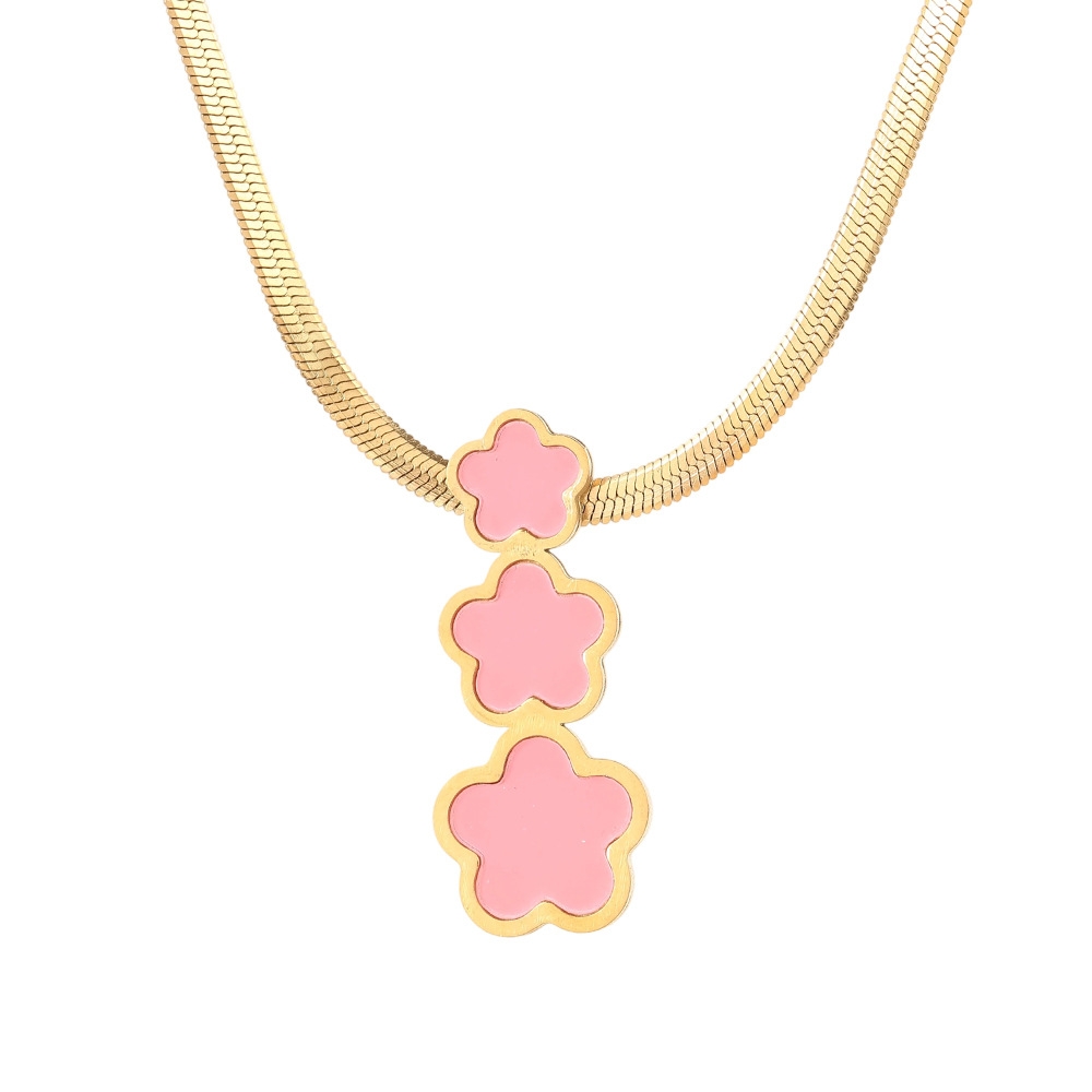 刀片毛衣链金色蝴蝶项链女士项链跨境外贸单品项链夸张时尚项链白底实物图