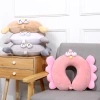 Amazon Cross-border Memory foam U-shaped pillow, Sesame Street foam particle throw pillow, travel pillowcase set, U-shaped pillow, neck guard pillow details Picture