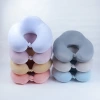 Wholesale of high-quality memory foam U-shaped pillows, portable travel cervical vertebrae protection, aircraft, vehicle, office slow-rebound neck pillows details Picture