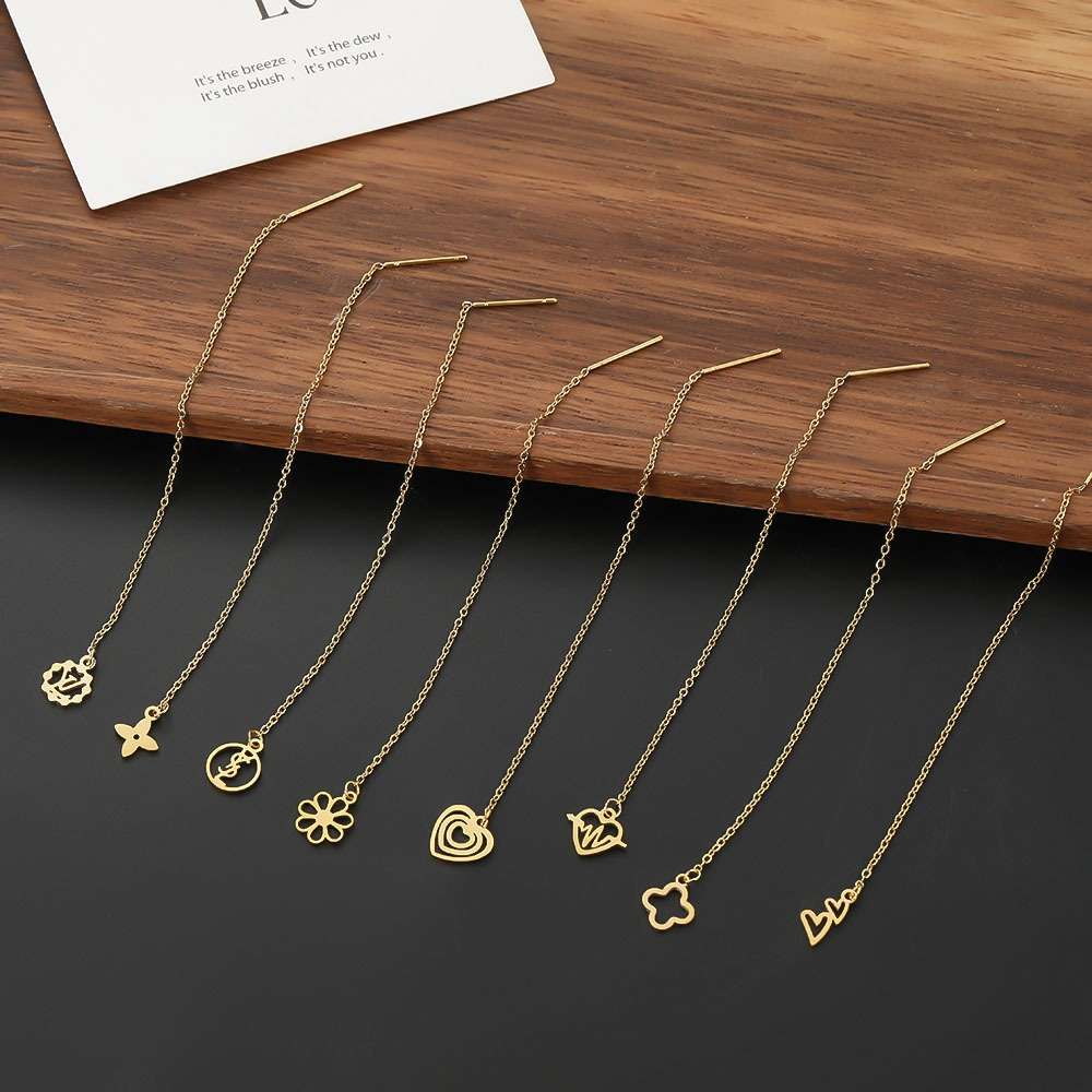 不锈钢耳线跨境外贸耳饰精致女士耳线