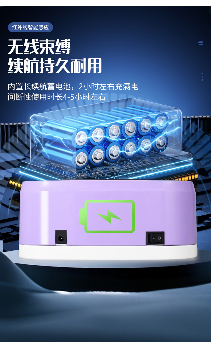 款S15双光源大功率插电式美甲灯红外感应甲油胶烤灯LED烤胶美甲灯详情2