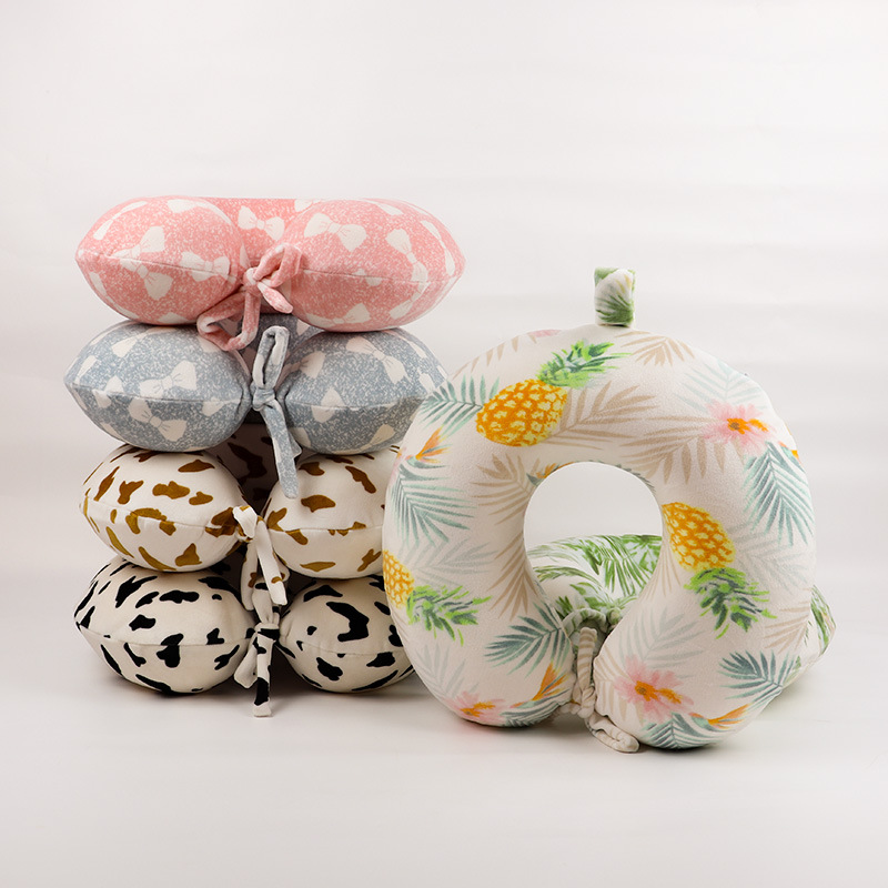 Memory foam U-shaped neck pillow, portable travel pillow, airplane nap neck protection pillow, car pillow, neck protection pillow