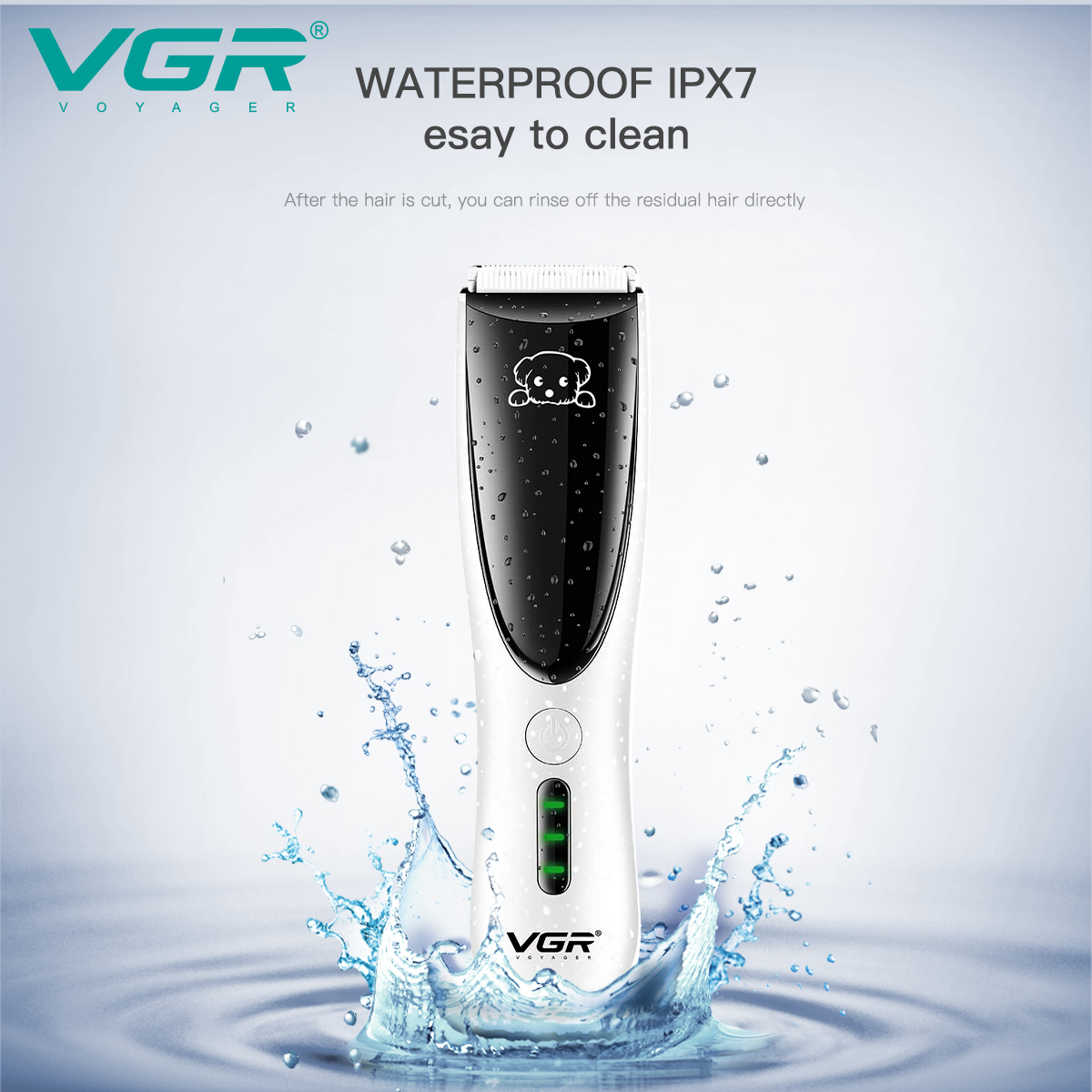 宠物指甲剪/宠物电动推/宠物用品/宠物理发神器/宠物推子白底实物图