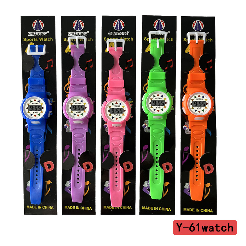Fashionable electronic YITONG watch display multi-functional Y-61 watch, sporty and casual, trendy for men and women, colorful, lightweight and comfortable, children's, ultra-long battery life, student-specific, lightweight and comfortable, with a variety of colors, fashionable watch Application Scenario