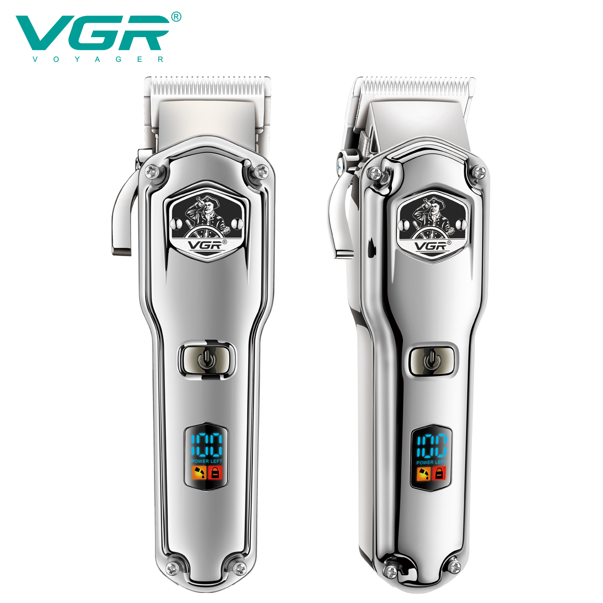 VGR693 Hair Salon Professional electric clipper, professional metal digital display electric hair clipper, IPX7 full-body washable electric clipper Application Scenario