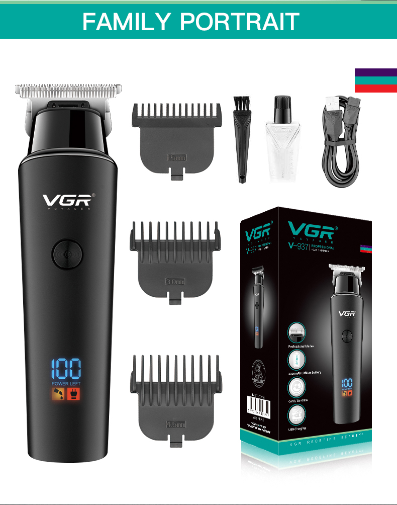 VGR937 Cross-border new high-endurance electric clipper, specially designed for hair salons, oil hair shaver, engraving hair clipper, electric clipper pic 8