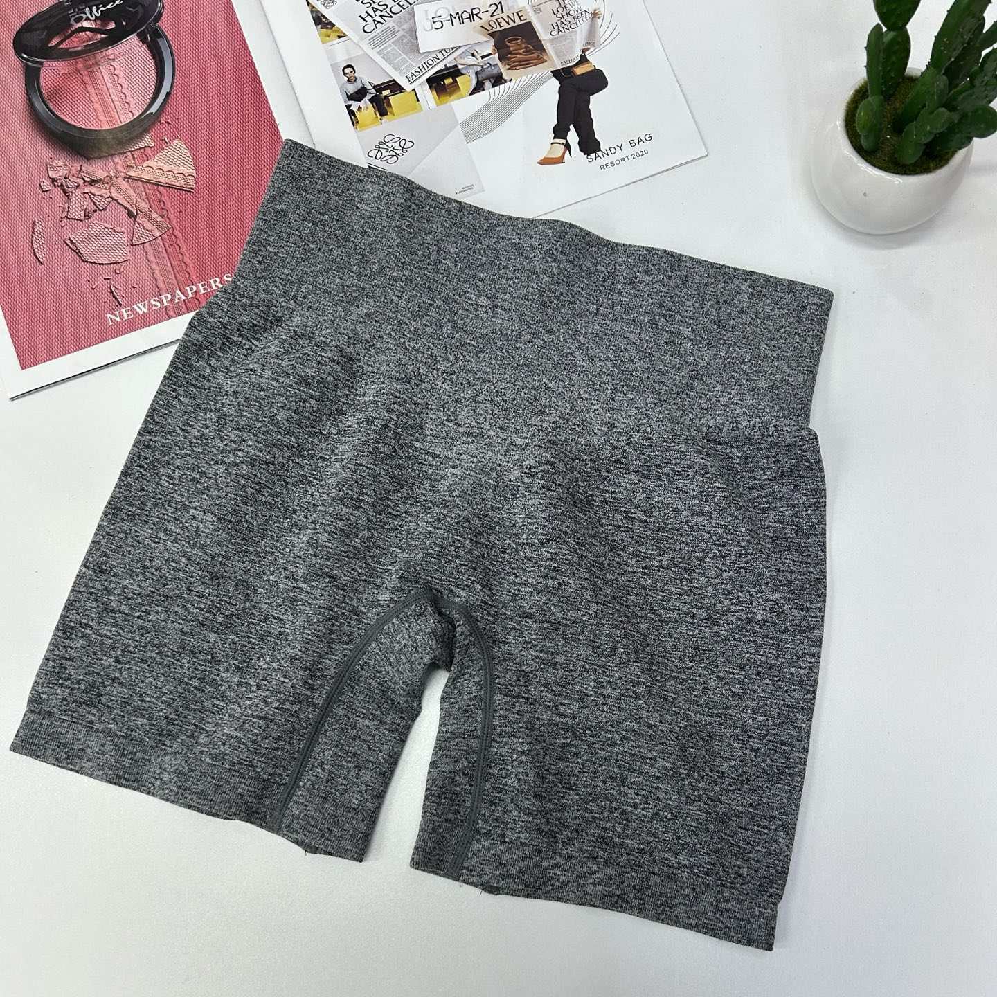 072# Foreign trade export Yoga Pants inventory Outdoor Fitness sports shorts Indoor Yoga Pants Training high-waisted Pants Fitness tight stretch Pants QNI Underwear Other women's underwear details Picture