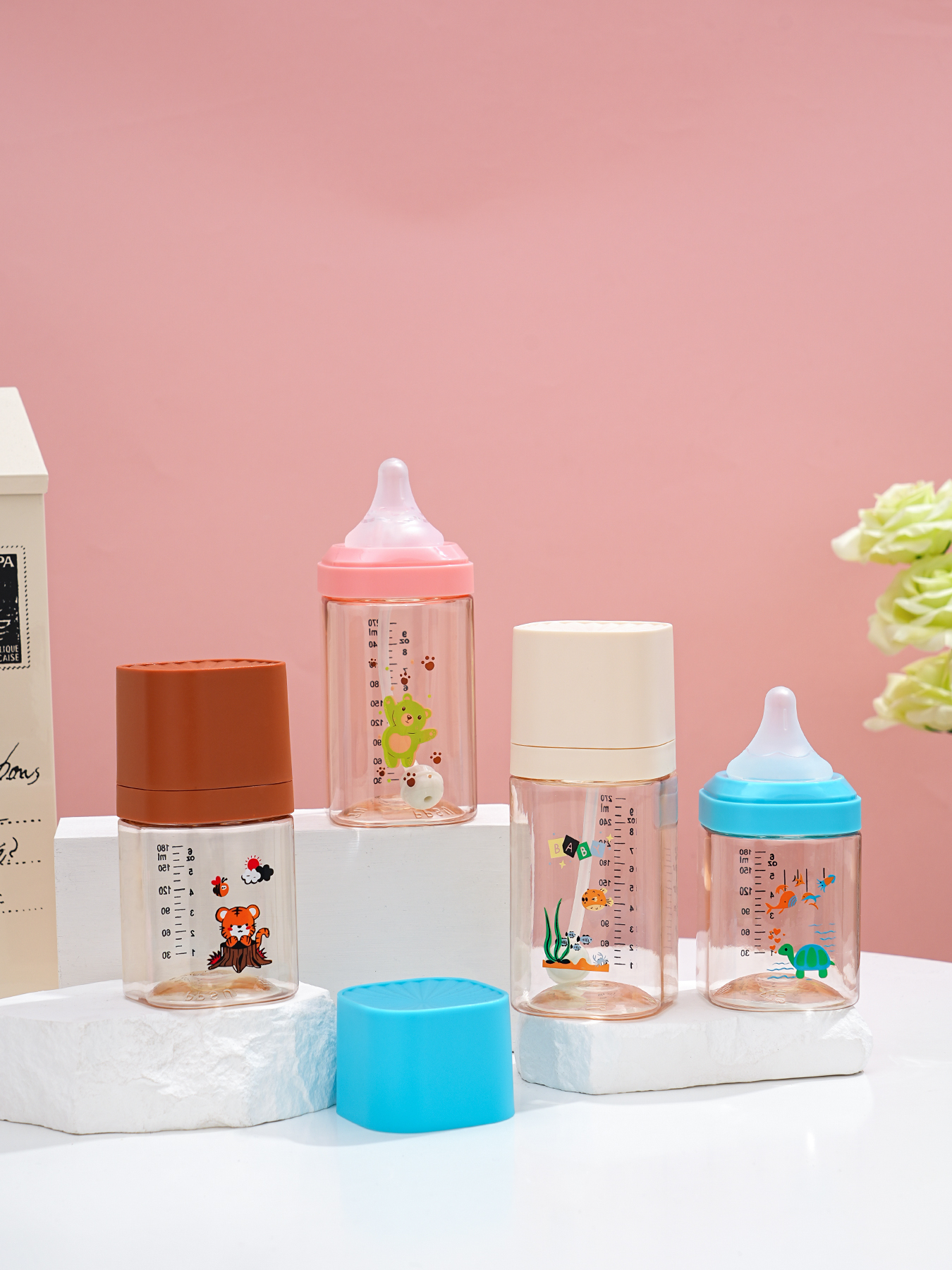 Baby baby bottles, baby products, anti-flatulence baby bottles, baby bottles, PPSU material baby bottles Application Scenario