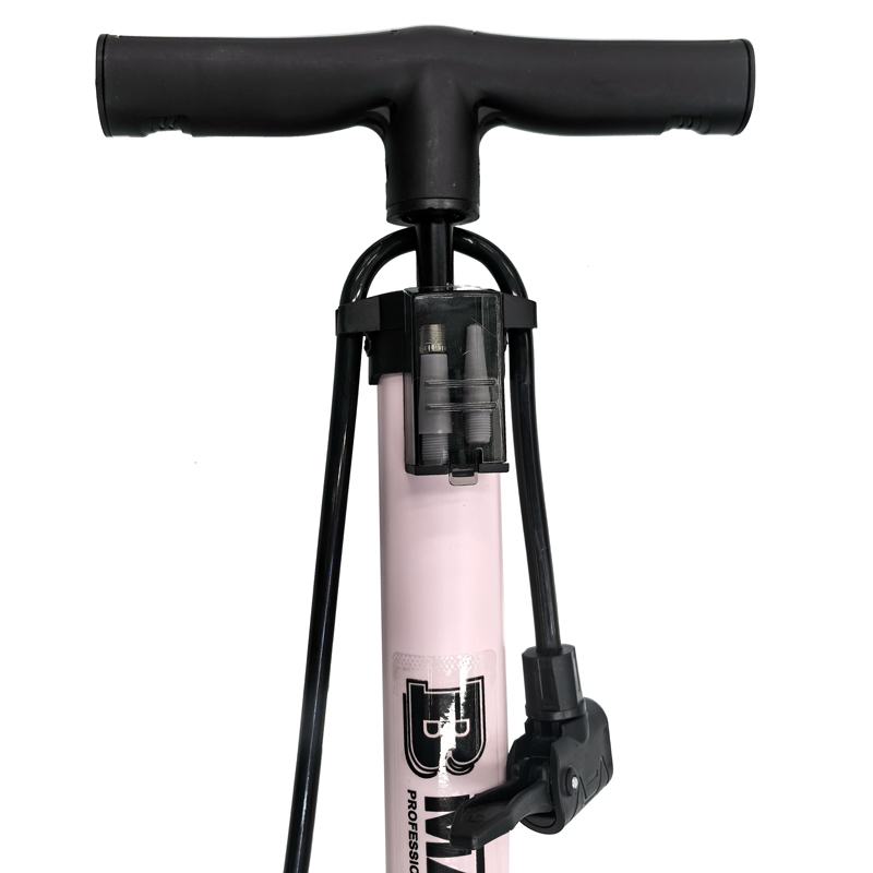38QB floor-standing air pump with watch, basketball toy air pump, bicycle air pump, car air pump, portable household bicycle air pump Application Scenario