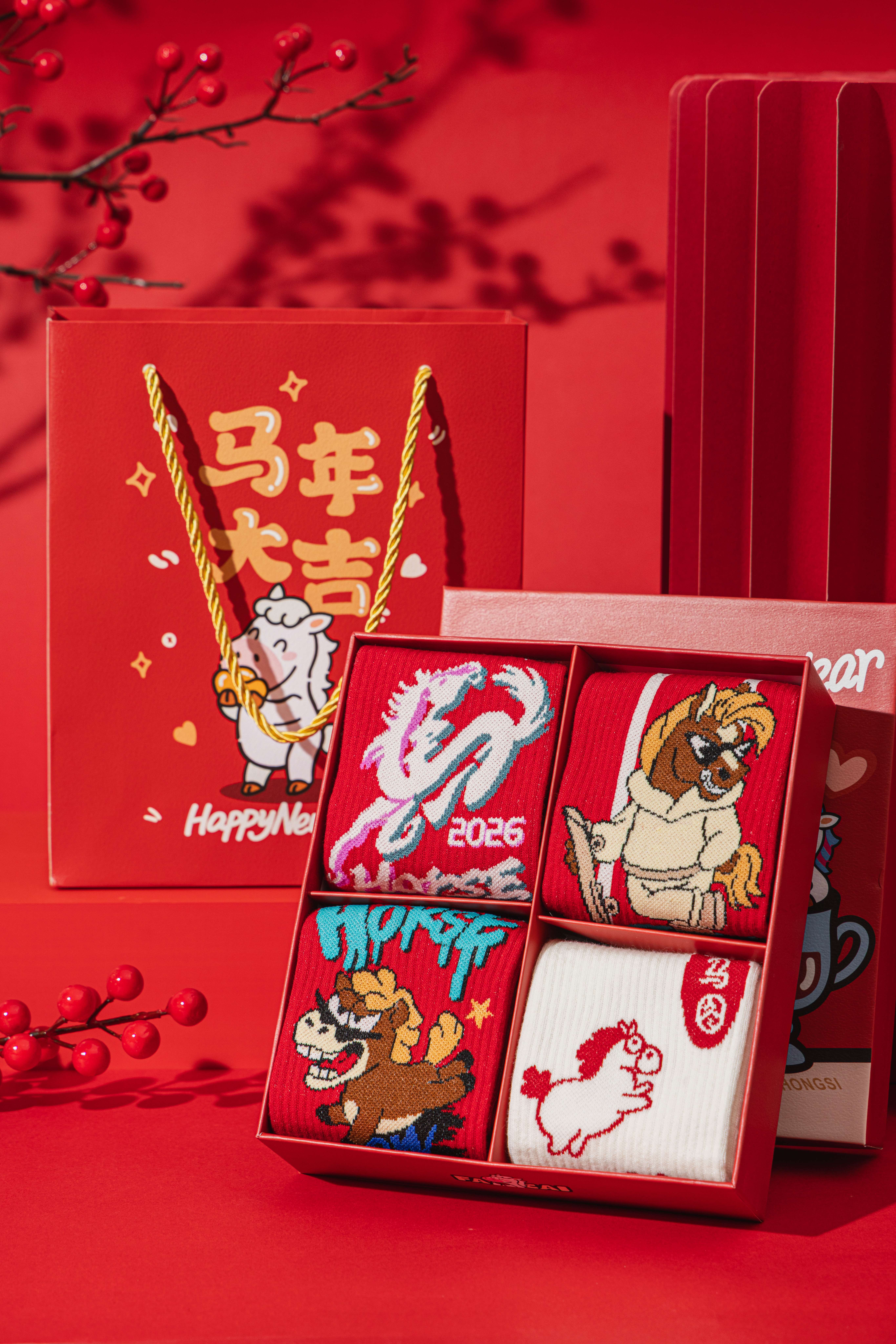 马年/奖品小学生可爱/立体小贺卡/出版物/贺卡产品图