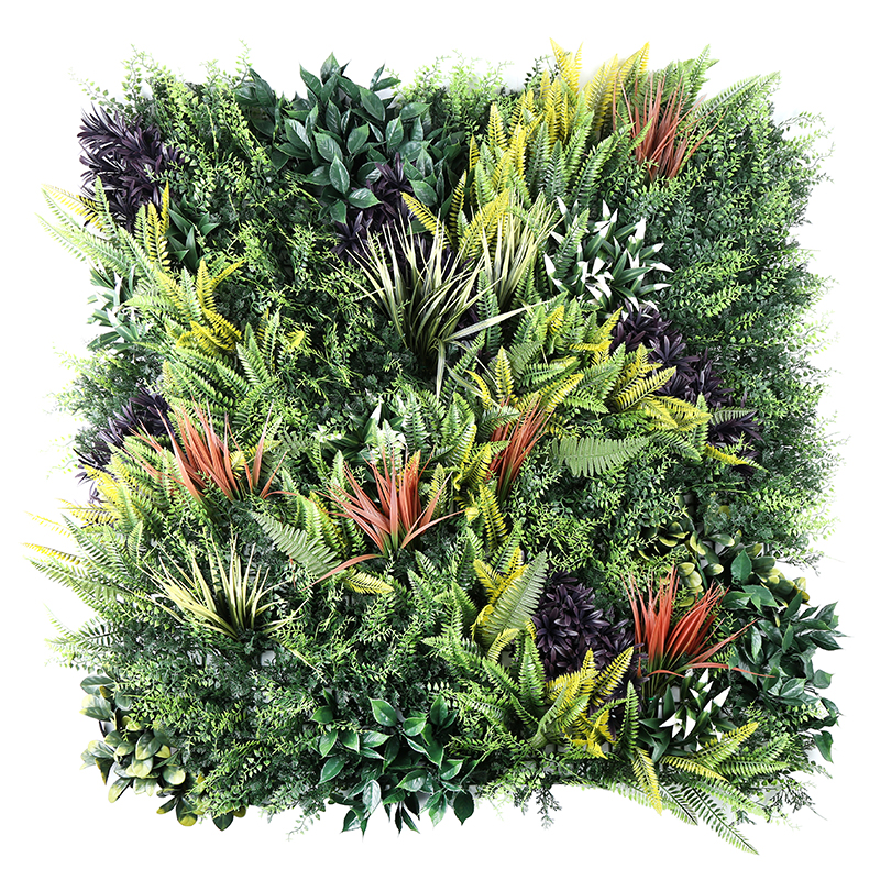 Municipal street renovation project, artificial turf fence, artificial green plants, sound insulation fence wall, dust suppression and environmental beautification, artificial plant wall for foreign trade export details Picture