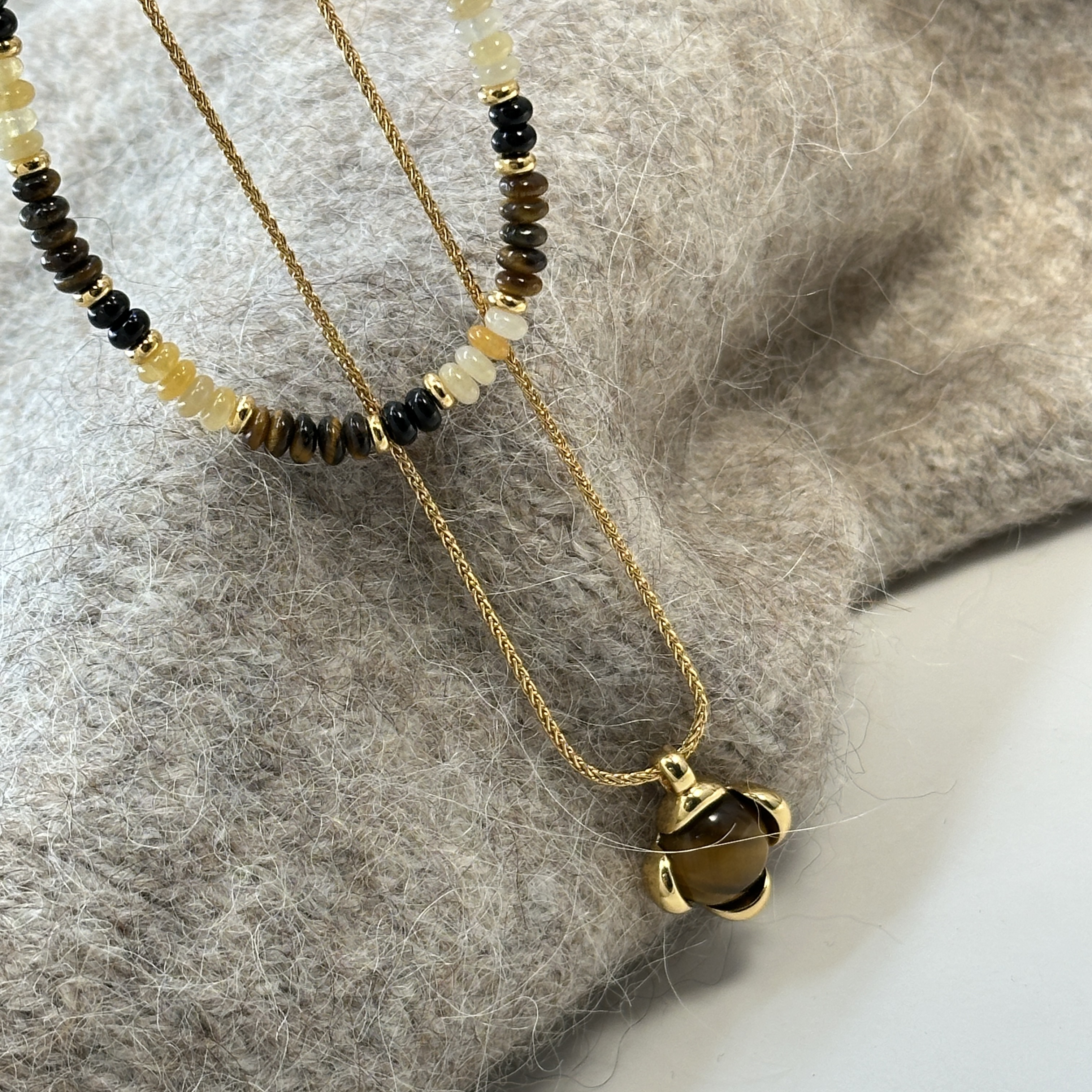 项链/珍珠项链/挂绳/首饰女短款优雅/经典项链产品图