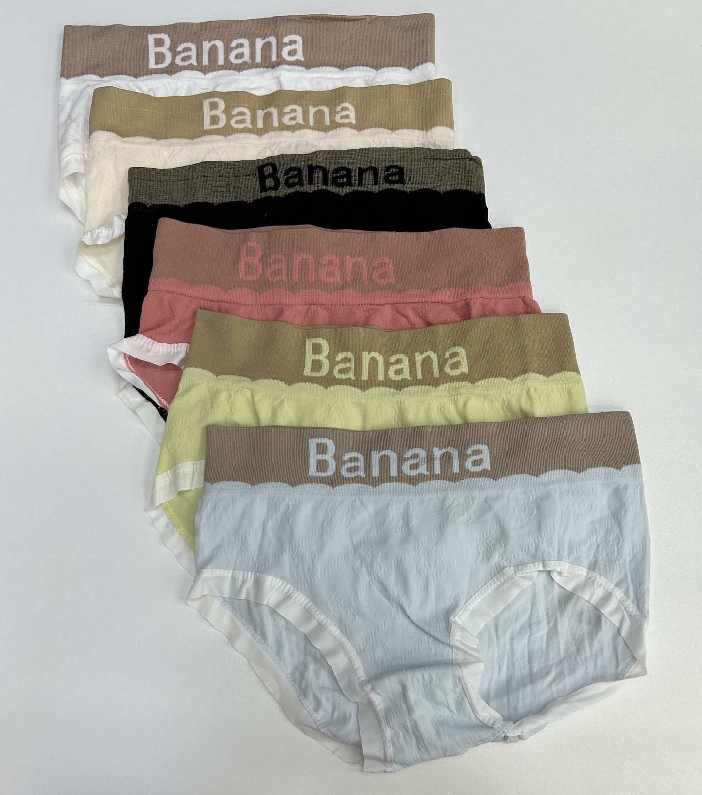 1488# Foreign trade export women's underwear Rabbit Banana New high-waisted underwear Women lift buttocks and tuck in abdomen large size breathable Japanese style ins seamless triangle pants QNI full figure