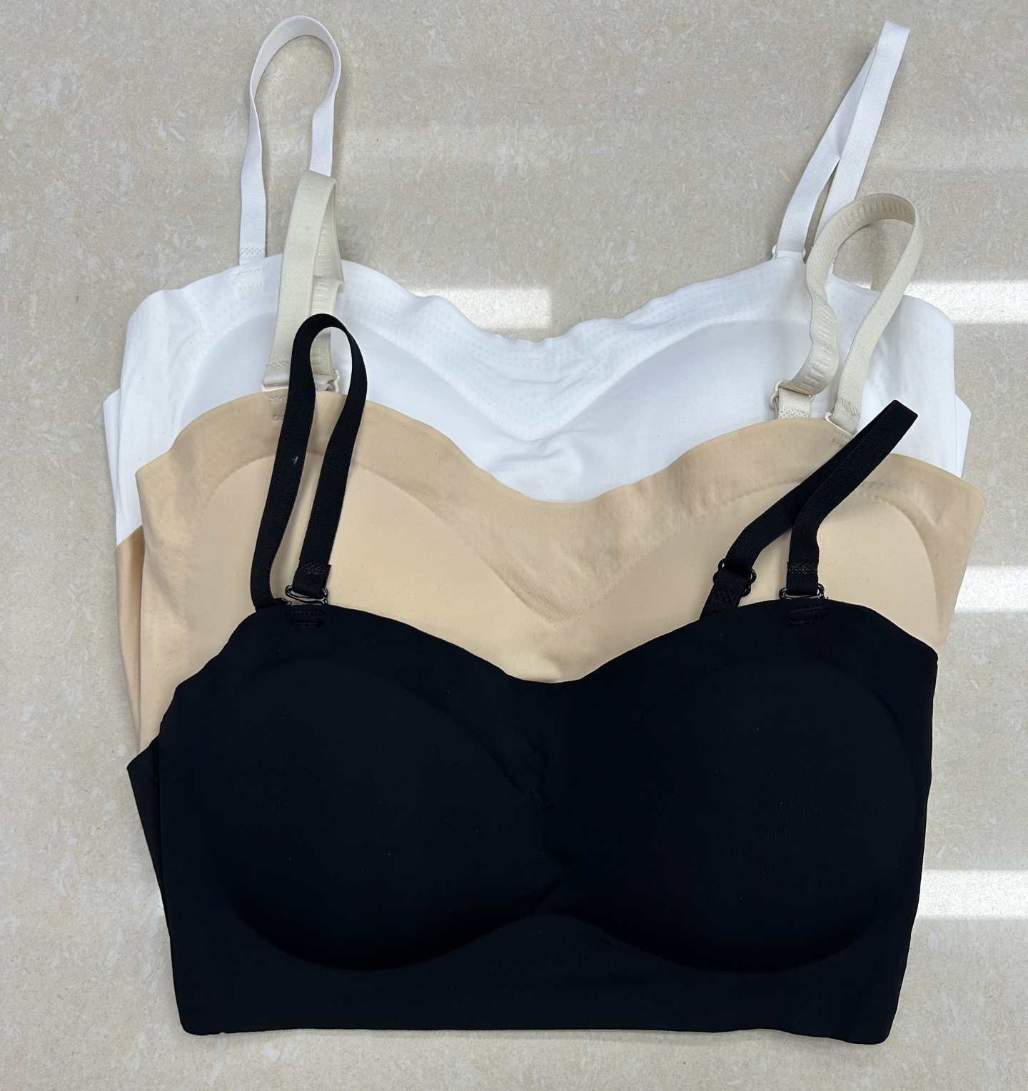 0302# Foreign trade inventory Clearance: Women's Gathering Anti-slip Bra, Beautiful back and strapless one-line wrap bra, Traceless lactation, anti-sagging, Women's beautiful back QNI wrap and strapless Specification drawing
