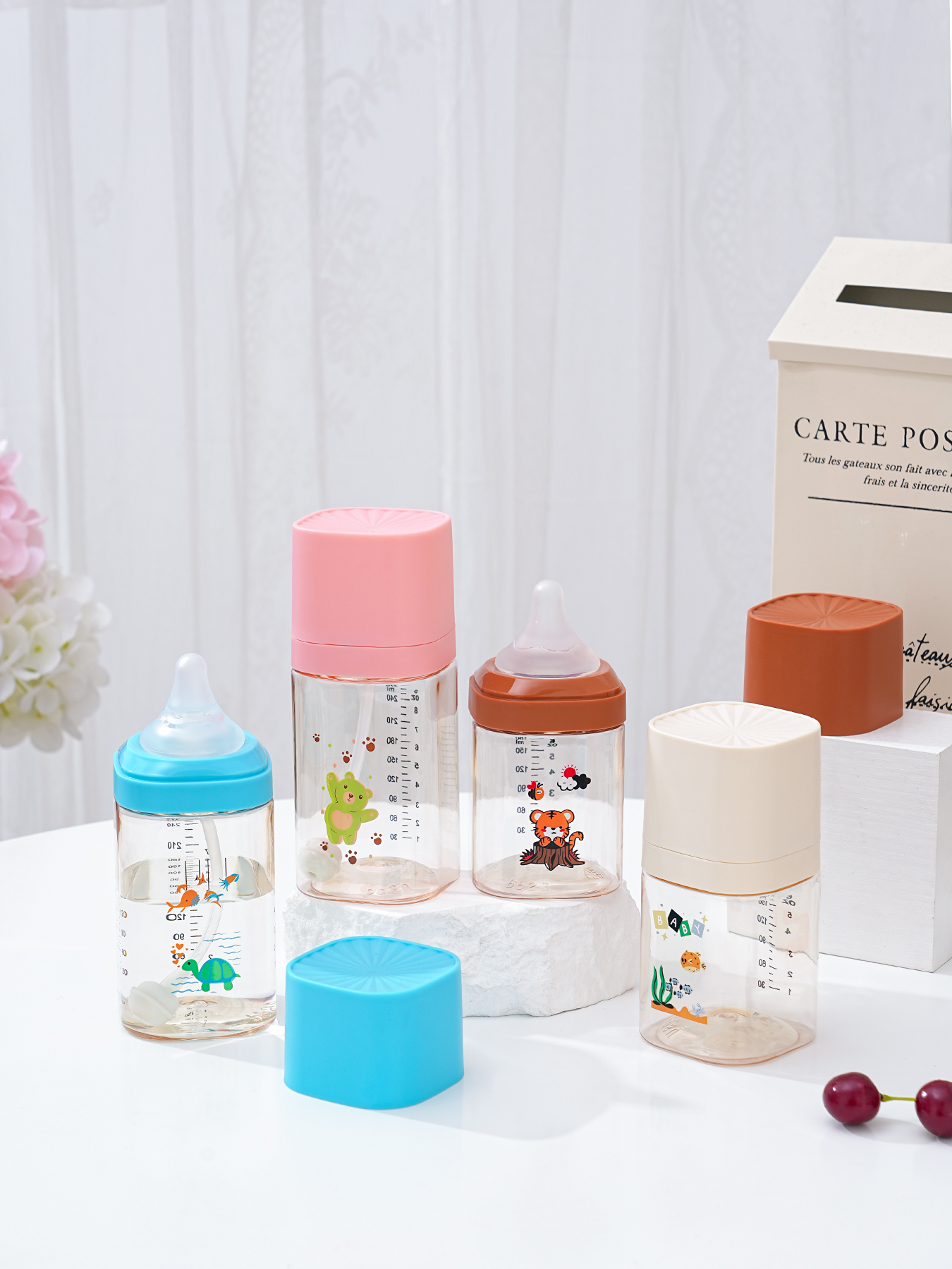Baby baby bottles, baby products, anti-flatulence baby bottles, baby bottles, PPSU material baby bottles Specification image