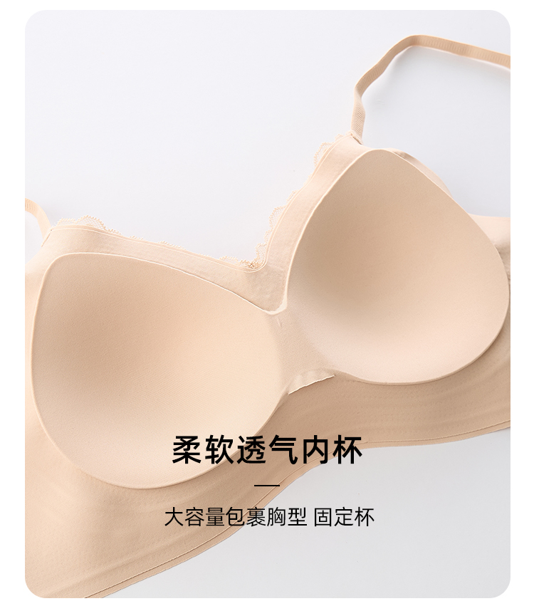 C07# Lace jelly strip soft support bra underwear Pure sensual underwear Application Scenario