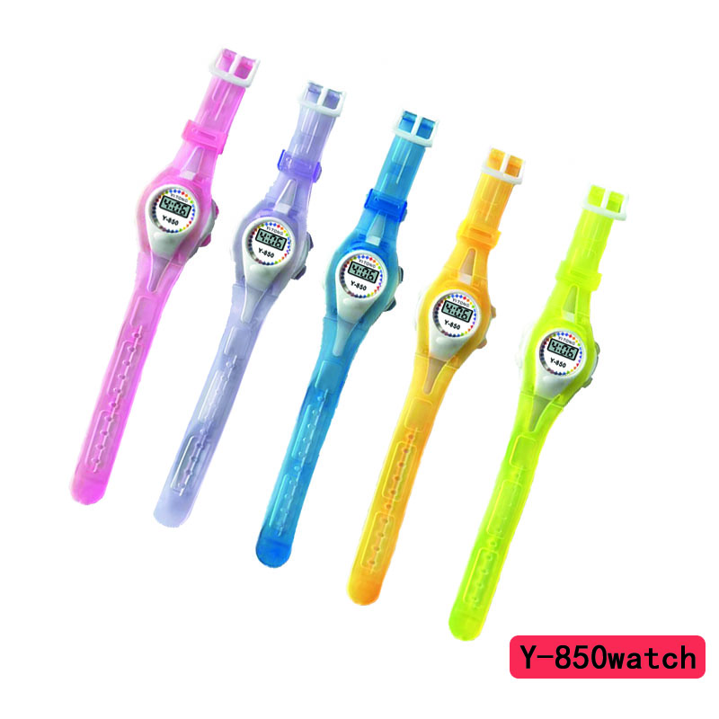 YITONG transparente color correa de reloj electrónico con pantalla hd multifunción reloj deportivo casual para hombres Y mujeres creado especialmente para moe moe y-850 al por mayor para niños múltiples juegos moe moe relojes electrónicos exclusivos details Picture
