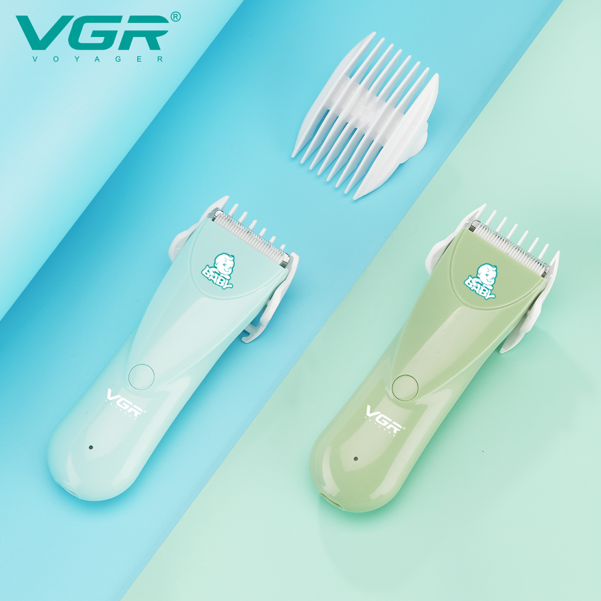 VGR150 Cross-border baby electric clipper, a compact hair clipper, is a must-have for children's hair shaving details Picture