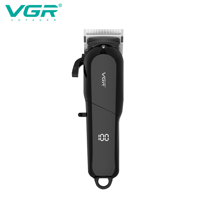 VGR Cross-border new type of electric hair clipper with adjustable blade head, men's hair shaver, home men's electric clipper V-118 details Picture