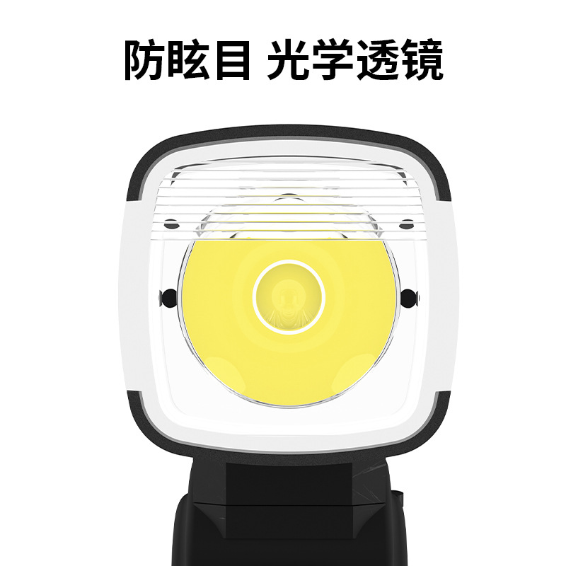 0132# Cycling headlamp, aluminum alloy USB charging headlamp, bicycle headlamp, bicycle cycling lighting headlamp, night cycling strong light flashlight Item Picture