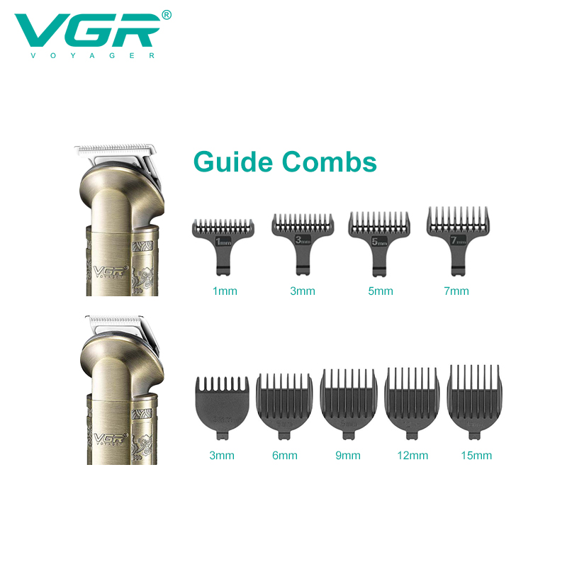 VGR110 Cross-border 8-in-1 Electric Hair Clipper, dedicated for hair salons, oil hair shaving, engraving hair clipper, electric hair clipper set Item Picture